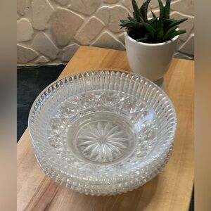 INDIANA GLASS | Set of 4 | Windsor Bowls